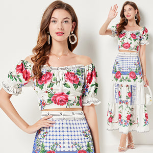 *NEW Rose Flower Two Piece Set