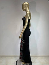 Load image into Gallery viewer, Red Circle Crystal Embellished Bandage Bodycon Maxi Dress