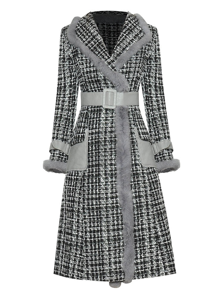 Keep Warm Windbreaker Coat with Belt