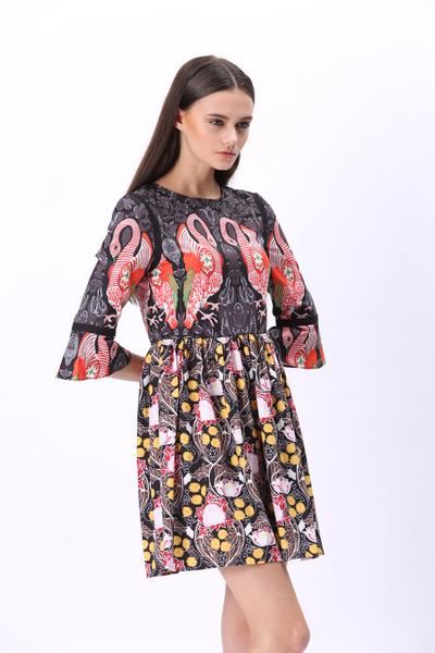 Flamingo Mini Dress