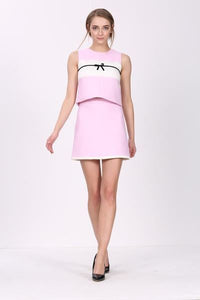 Comino Couture Baby Pink Top & Skirt Set