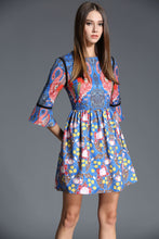 Load image into Gallery viewer, Comino Couture Navy Flamingo Dress *WAS £125*