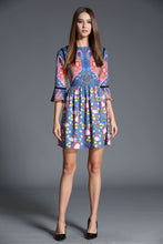 Load image into Gallery viewer, Comino Couture Navy Flamingo Dress *WAS £125*