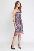 Load image into Gallery viewer, Comino Couture Boob Tube Peplum bottom Dress *WAS £150*