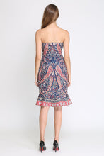 Load image into Gallery viewer, Comino Couture Boob Tube Peplum bottom Dress *WAS £150*
