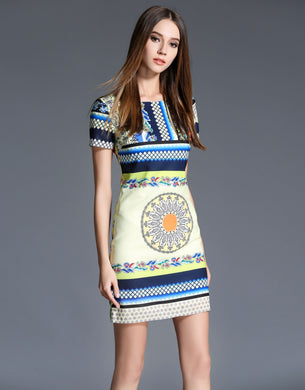 Comino Couture Printed Shift Dress *WAS £125*