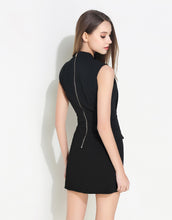 Load image into Gallery viewer, Comino Couture Black Waistcoat Dress *WAS £145*