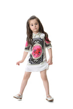 Load image into Gallery viewer, LIttle Miss Comino Couture Collared Print Dress