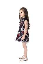 Load image into Gallery viewer, Little Miss Comino Vintage Black Dress