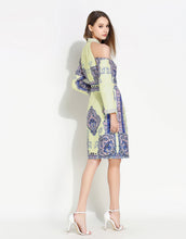 Load image into Gallery viewer, Comino Couture Cold Shoulder Beaded Dress