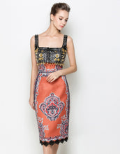 Load image into Gallery viewer, Comino Couture Warrior Chic Studded Bralette Dress *WAS £250*