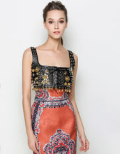 Load image into Gallery viewer, Comino Couture Warrior Chic Studded Bralette Dress *WAS £250*