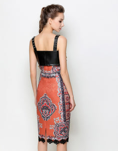 Comino Couture Warrior Chic Studded Bralette Dress *WAS £250*