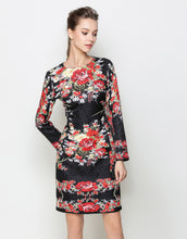 Load image into Gallery viewer, Comino Couture “Ready to Bloom” long sleeved dress