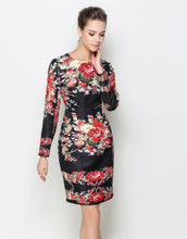 Load image into Gallery viewer, Comino Couture “Ready to Bloom” long sleeved dress