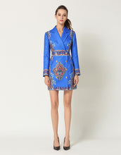 Load image into Gallery viewer, Electric Blue Blazer Dress