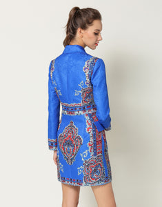 Electric Blue Blazer Dress