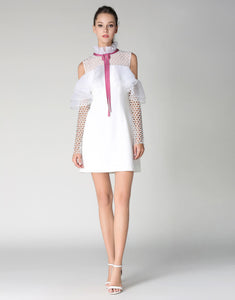 Comino Couture White Cold Shoulder Dress *WAS £155*