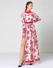 Load image into Gallery viewer, “Let’s Split” Floral Print Maxi Dress