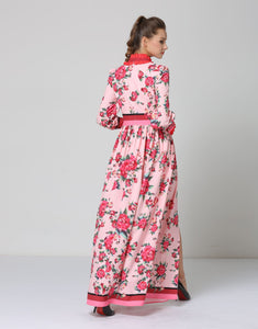 “Let’s Split” Floral Print Maxi Dress