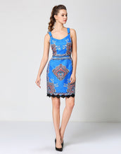 Load image into Gallery viewer, Comino Couture Electric Blue Buckled Strap Dress *WAS £160*
