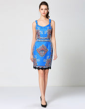 Load image into Gallery viewer, Comino Couture Electric Blue Buckled Strap Dress *WAS £160*
