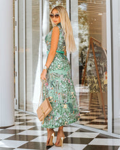 Load image into Gallery viewer, Tropical Twist Dress with belt