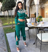 Load image into Gallery viewer, Comino Couture Emerald City Trouser Suit *WAS £250*