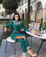 Load image into Gallery viewer, Comino Couture Emerald City Trouser Suit *WAS £250*