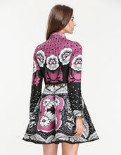 Load image into Gallery viewer, Hot Pink &amp; Black Embellished Dress