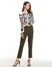 Load image into Gallery viewer, Comino Couture Olive Beaded Jumpsuit *WAS £185*
