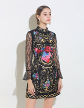 Load image into Gallery viewer, Black Lumiere Mini Dress *WAS £180*