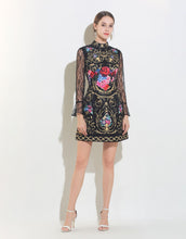 Load image into Gallery viewer, Black Lumiere Mini Dress *WAS £180*