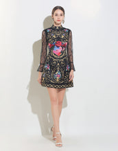 Load image into Gallery viewer, Black Lumiere Mini Dress *WAS £180*