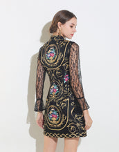 Load image into Gallery viewer, Black Lumiere Mini Dress *WAS £180*