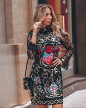 Load image into Gallery viewer, Black Lumiere Mini Dress *WAS £180*