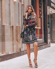 Load image into Gallery viewer, Black Lumiere Mini Dress *WAS £180*