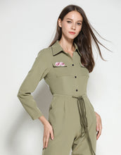 Load image into Gallery viewer, Green Leopard Boiler Suit