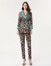 Load image into Gallery viewer, Leopard-Print Jacquard Set