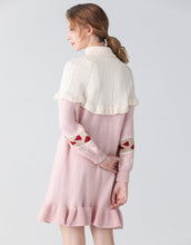 Load image into Gallery viewer, Heart on my sleeve pink jumper dress