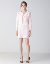 Load image into Gallery viewer, Pink and white checkmate two piece set