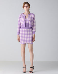Lavender and Lilac checkmate two piece set