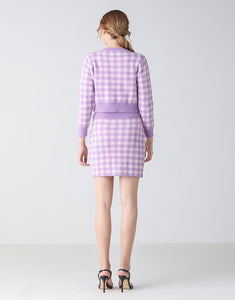 Lavender and Lilac checkmate two piece set