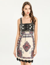 Load image into Gallery viewer, Warrior Floral Lace Midi Dress