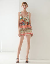 Load image into Gallery viewer, Floral print top and skort set