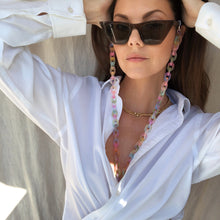 Load image into Gallery viewer, NEW! Pastel Compote sunglass chain by Talis Chains