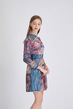 Load image into Gallery viewer, Eyes on you watercolour mini dress