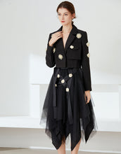 Load image into Gallery viewer, Comino Drama queen short coat and skirt