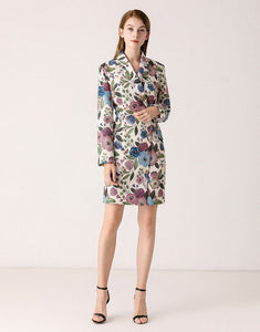 The Fierce Floral Blazer dress