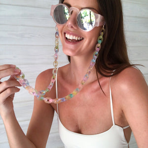 NEW! Pastel Compote sunglass chain by Talis Chains